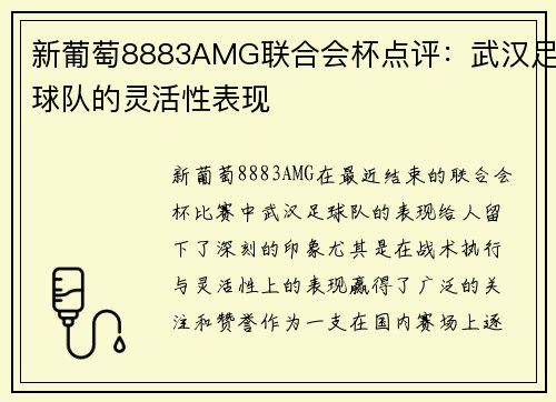 新葡萄8883AMG联合会杯点评：武汉足球队的灵活性表现